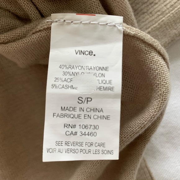 VINCE Cashmere blend Cardigan - Picture 7 of 10